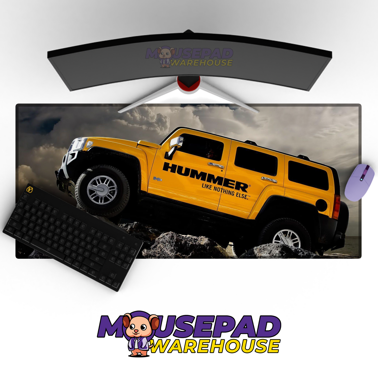 Humvee HMMWV V1 Mousepad Deskmat Mockup