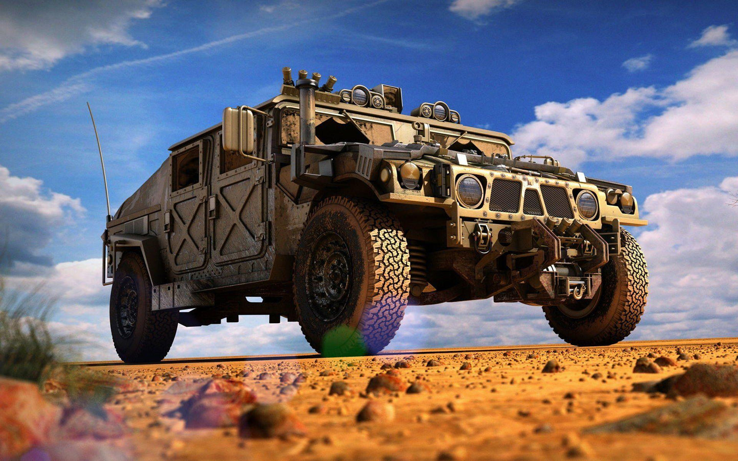 Humvee HMMWV V3 Mousepad Deskmat