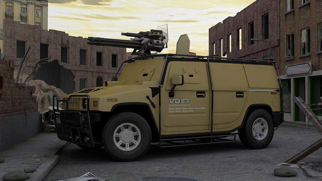 Humvee HMMWV V4 Mousepad Deskmat