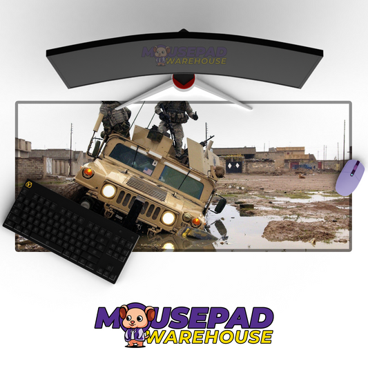 Humvee HMMWV V5 Mousepad Deskmat Mockup