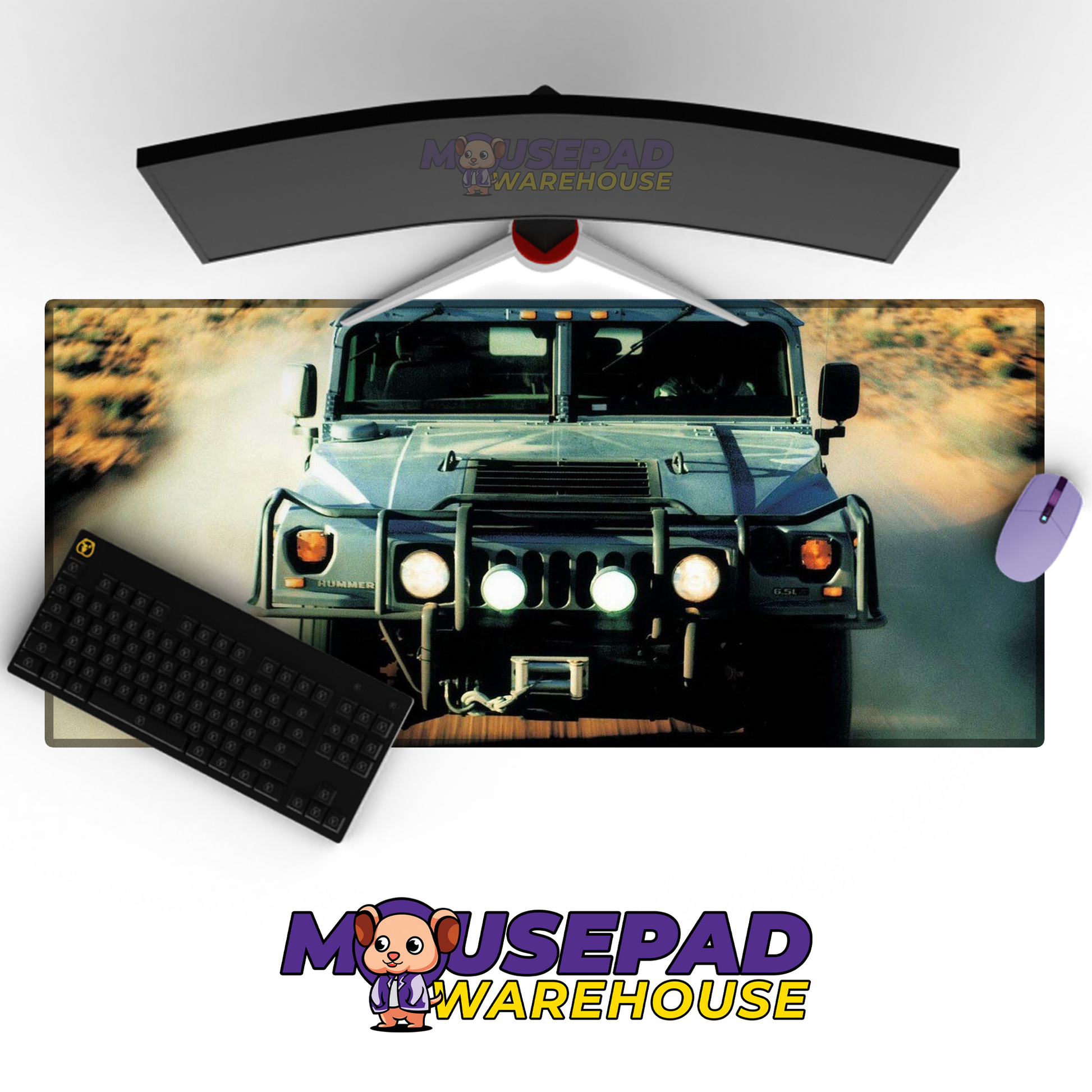 Humvee HMMWV V7 Mousepad Deskmat Mockup