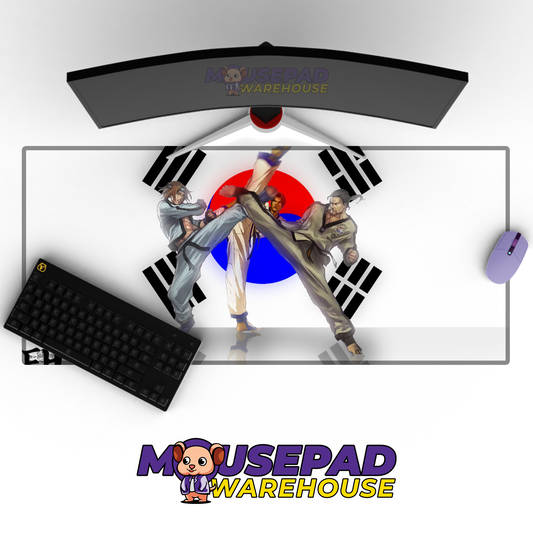 Hwoarang Tekken V10 Mousepad Mockup