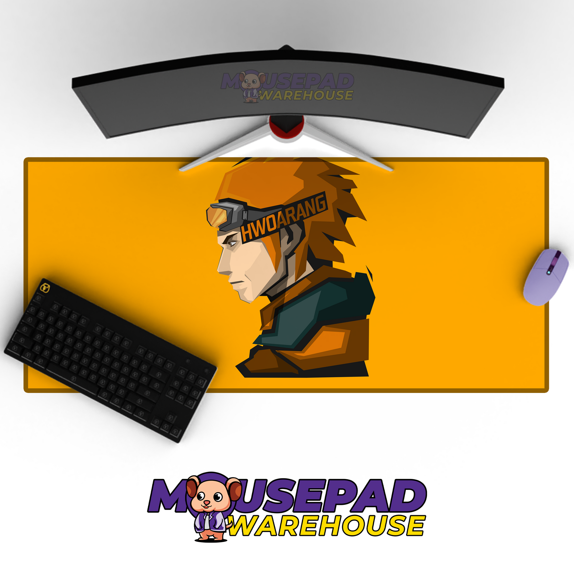 Hwoarang Tekken V12 Mousepad Mockup