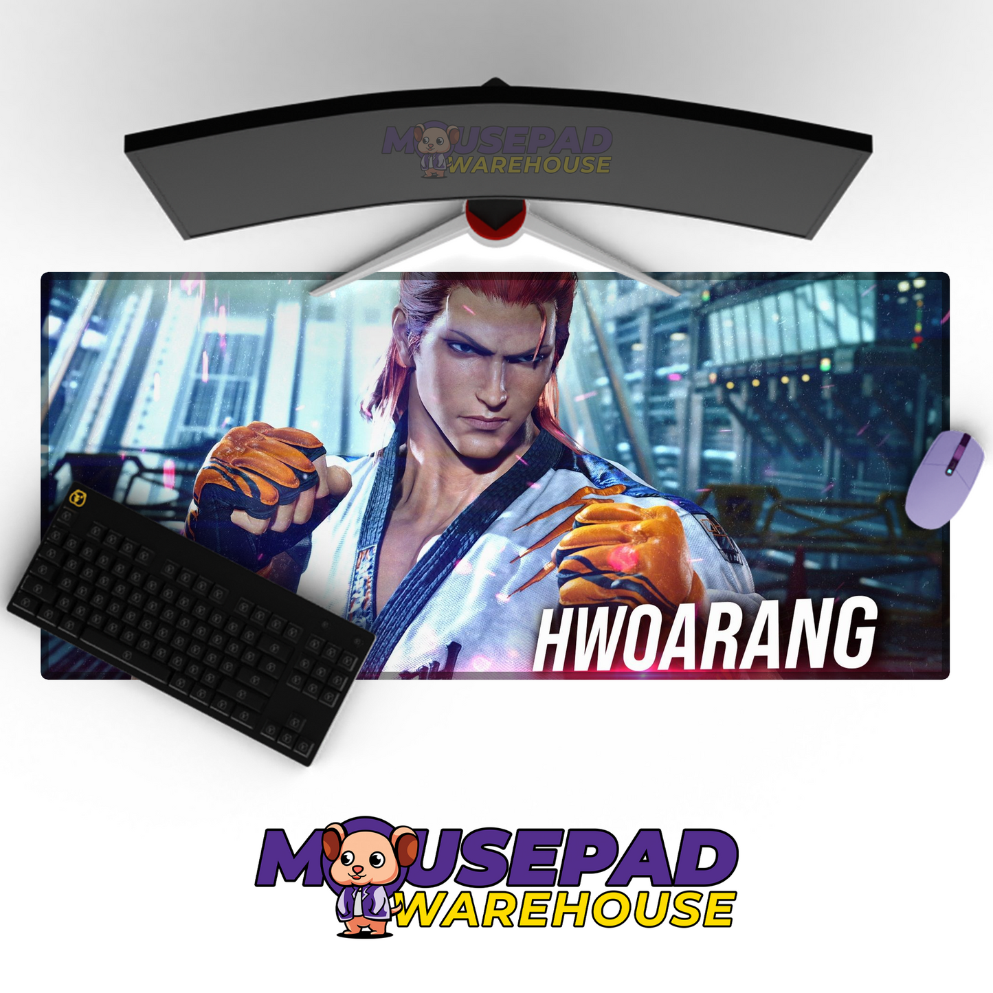 Hwoarang Tekken V13 Mousepad Mockup