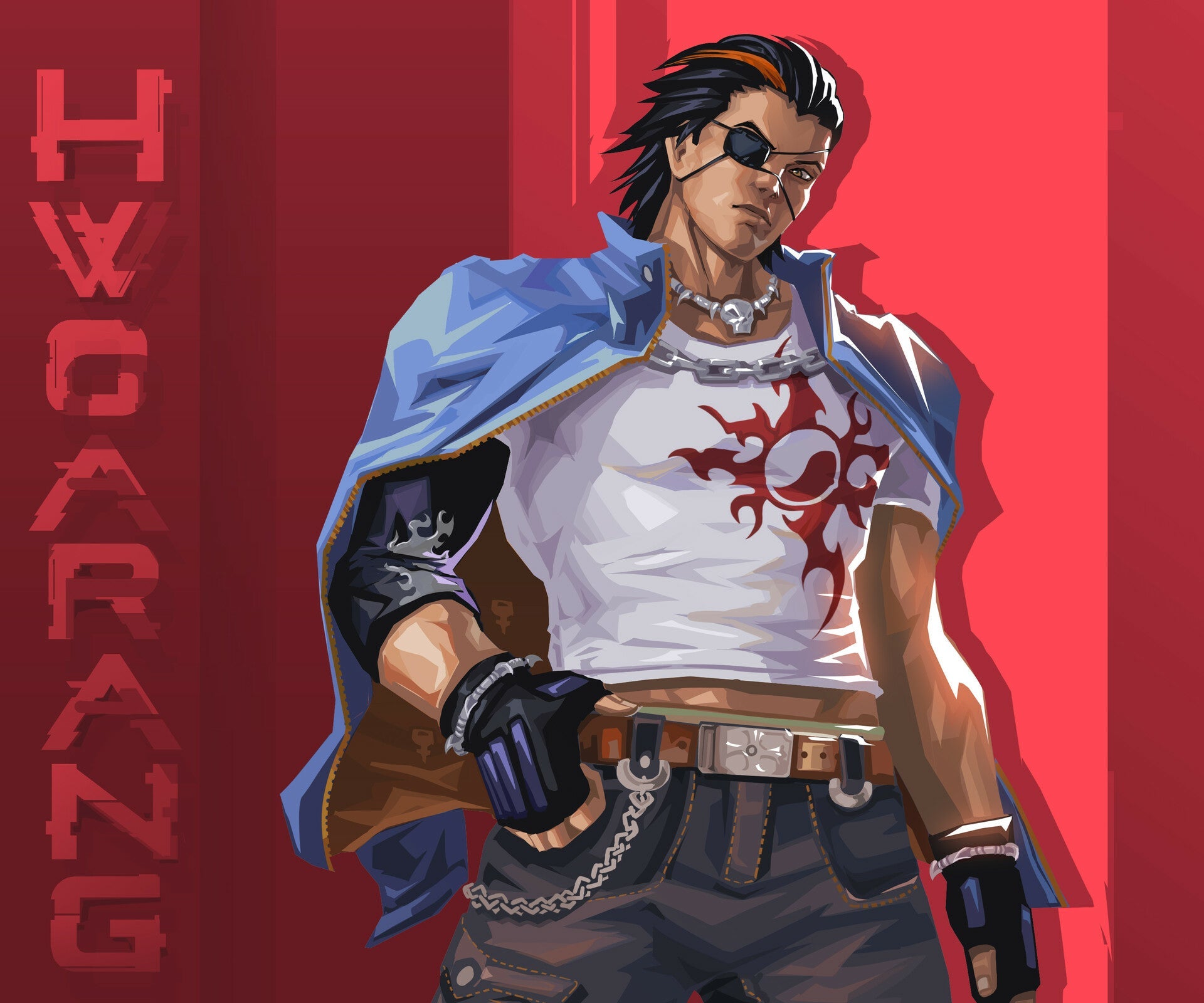 Hwoarang Tekken V17 Mousepad