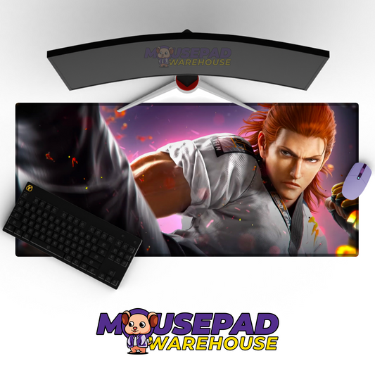 Hwoarang Tekken V1 Mousepad Mockup