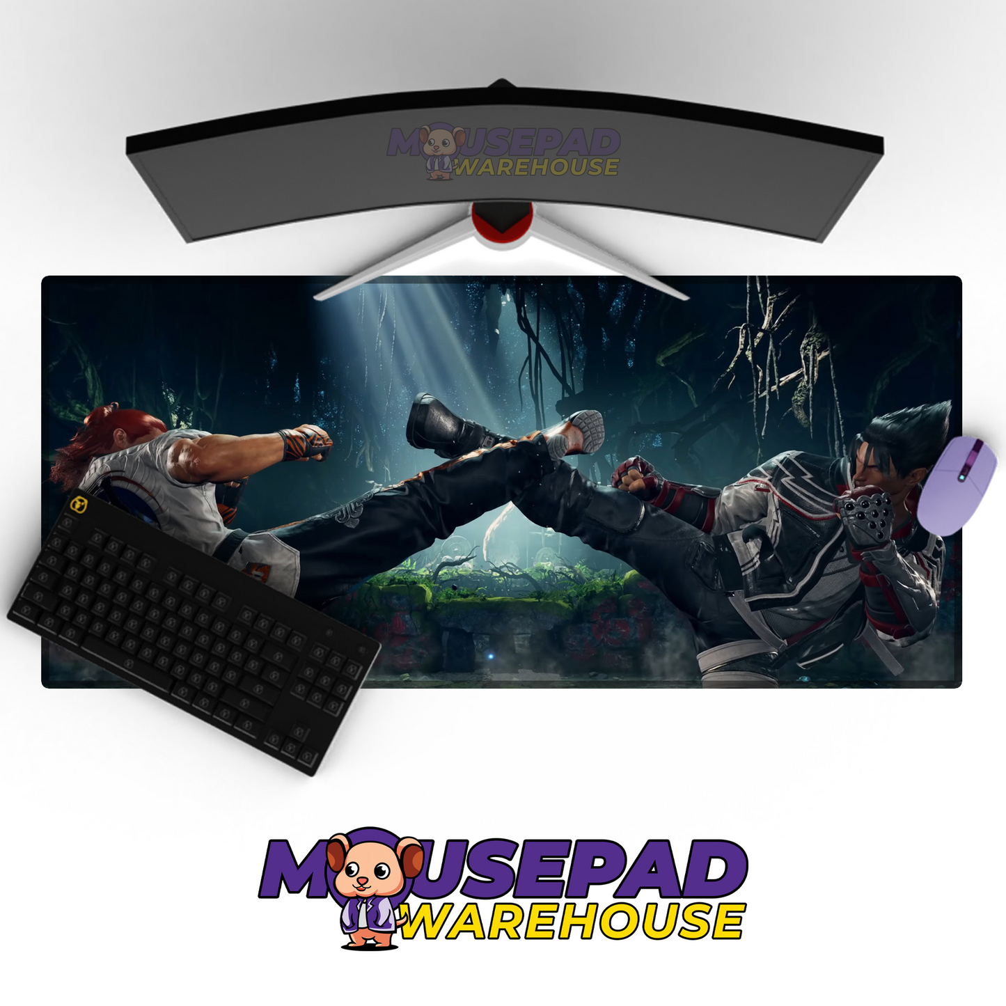 Hwoarang Tekken V2 Mousepad Mockup