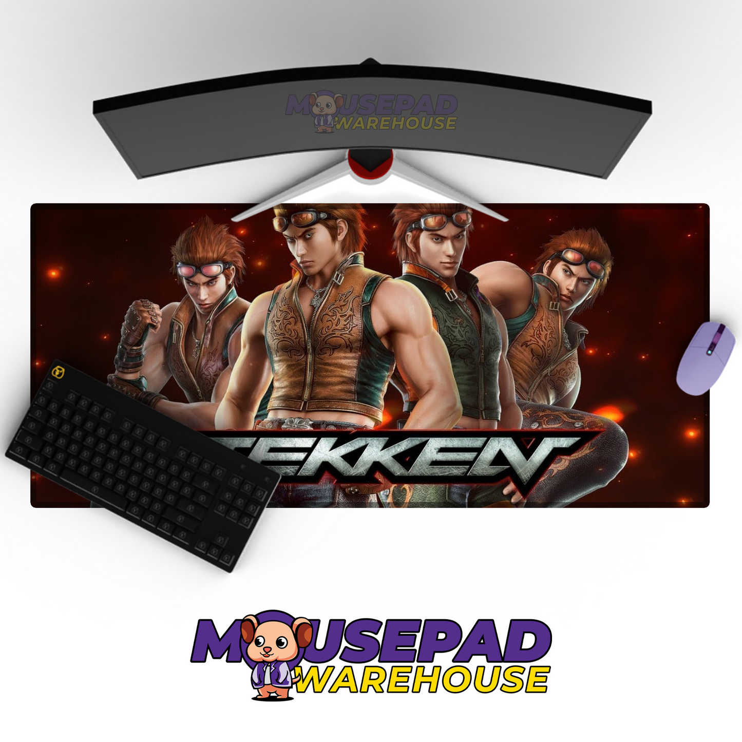 Hwoarang Tekken V4 Mousepad Mockup