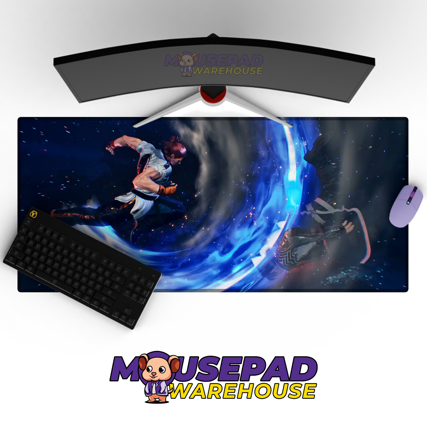 Hwoarang Tekken V7 Mousepad Mockup