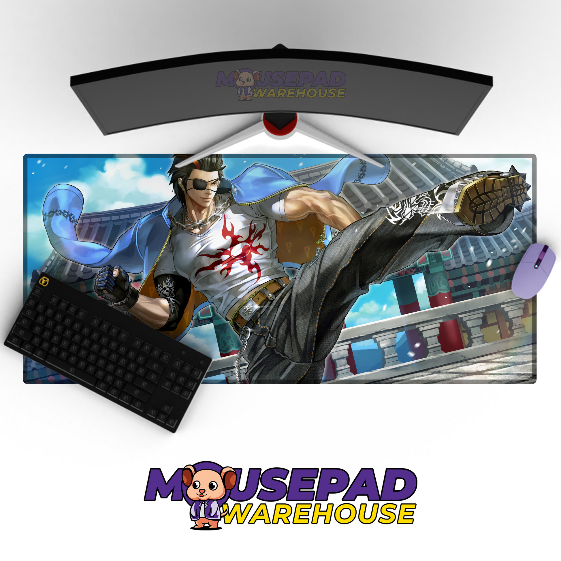 Hwoarang Tekken V8 Mousepad Mockup