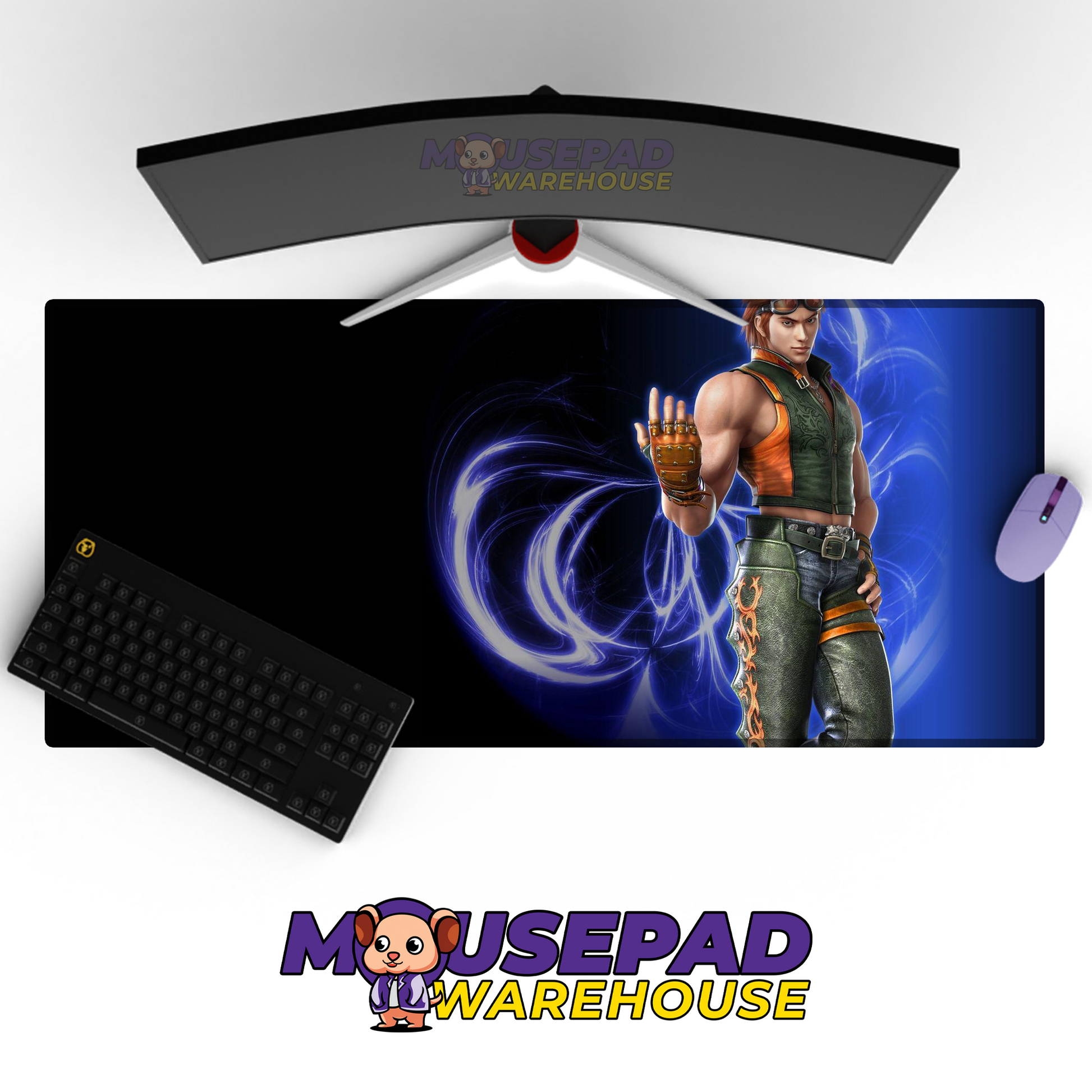 Hwoarang Tekken V9 Mousepad Mockup