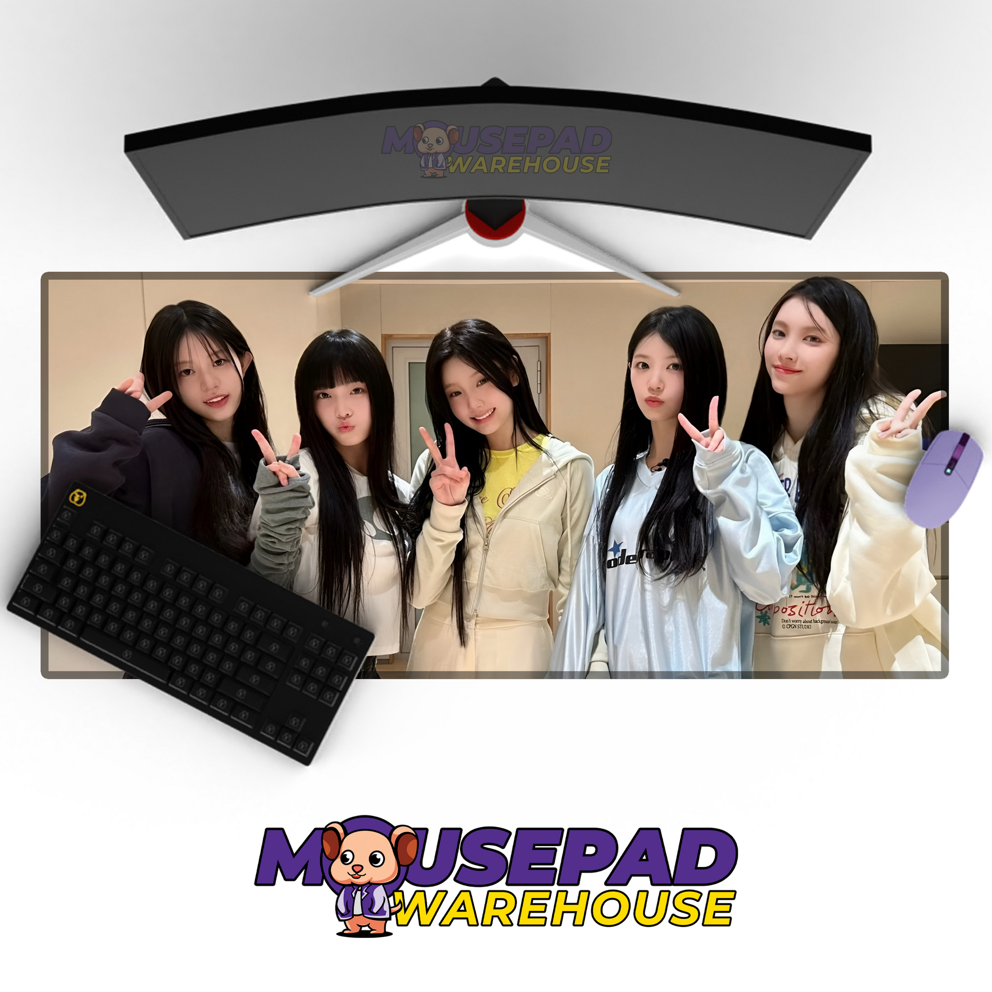 ILLIT V15 Mousepad Mockup