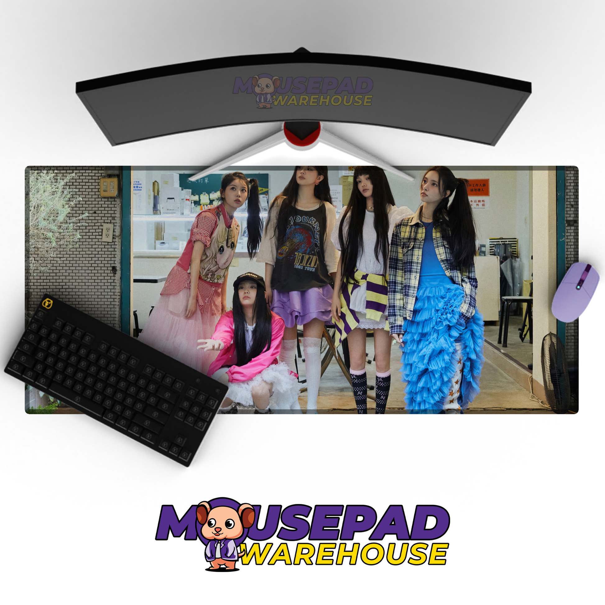 ILLIT V4 Mousepad Mockup