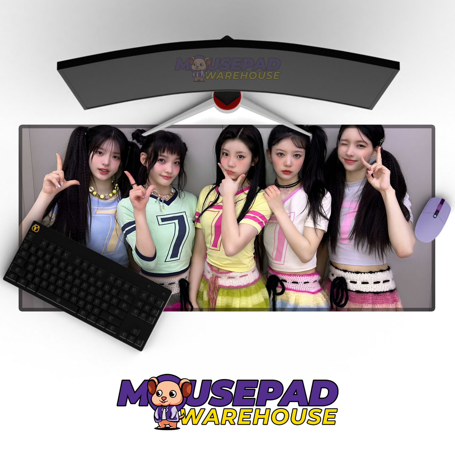 ILLIT V7 Mousepad Mockup