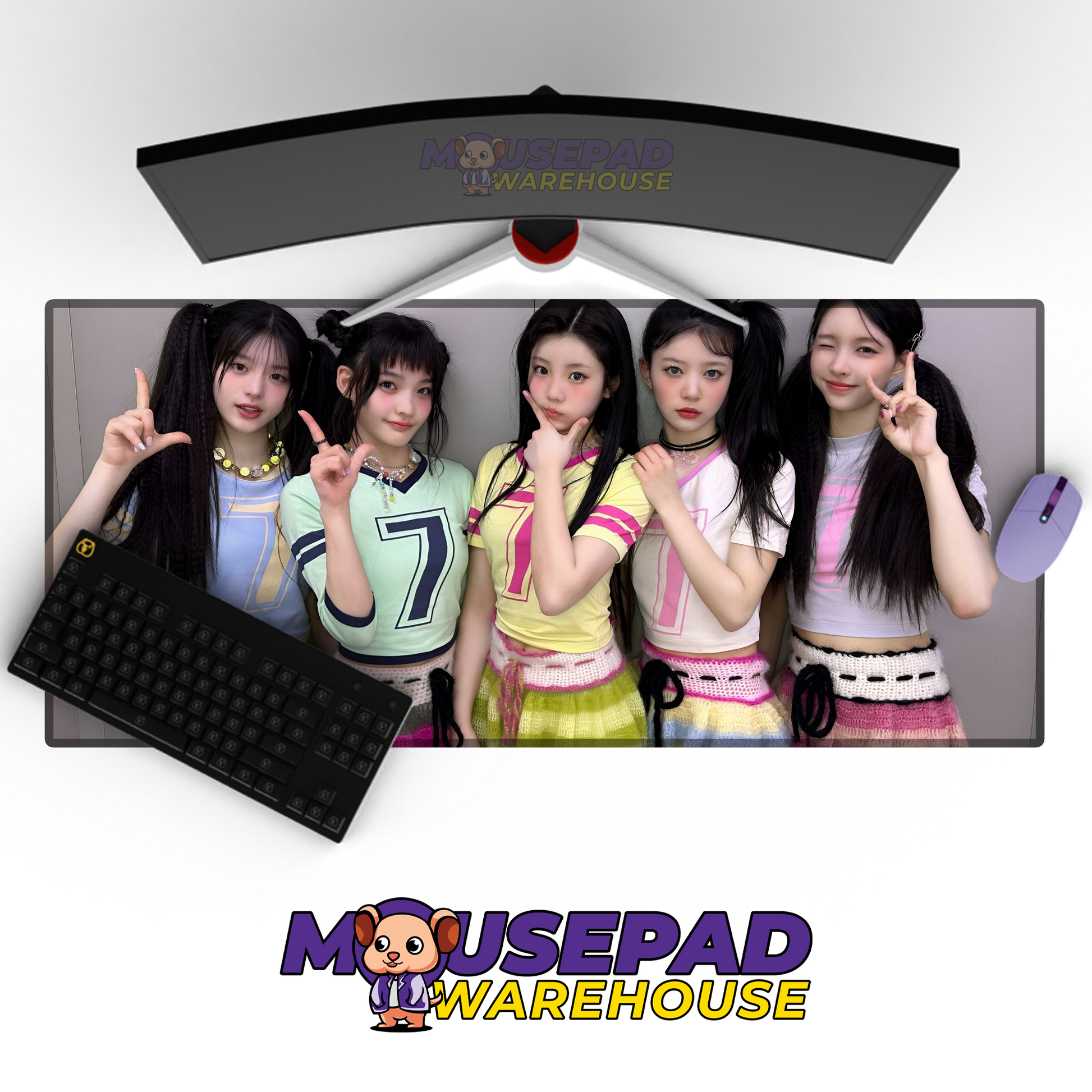 ILLIT V7 Mousepad Mockup