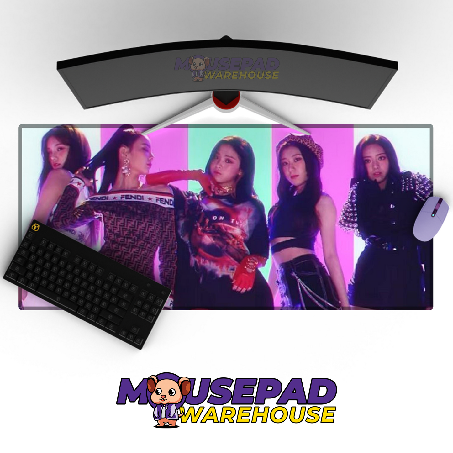 ITZY V4 Mousepad Mockup