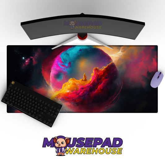 Infinite Cosmos Star Filled Universe Mousepad Mockup