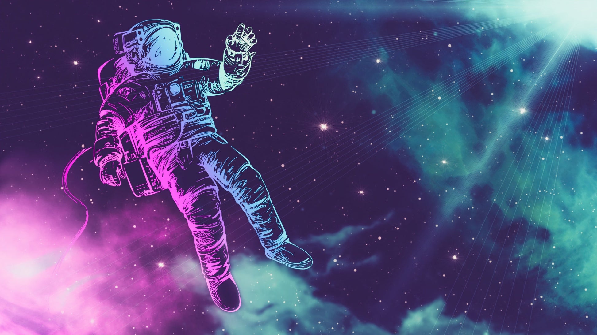 Infinite Nebula Cosmos Mousepad
