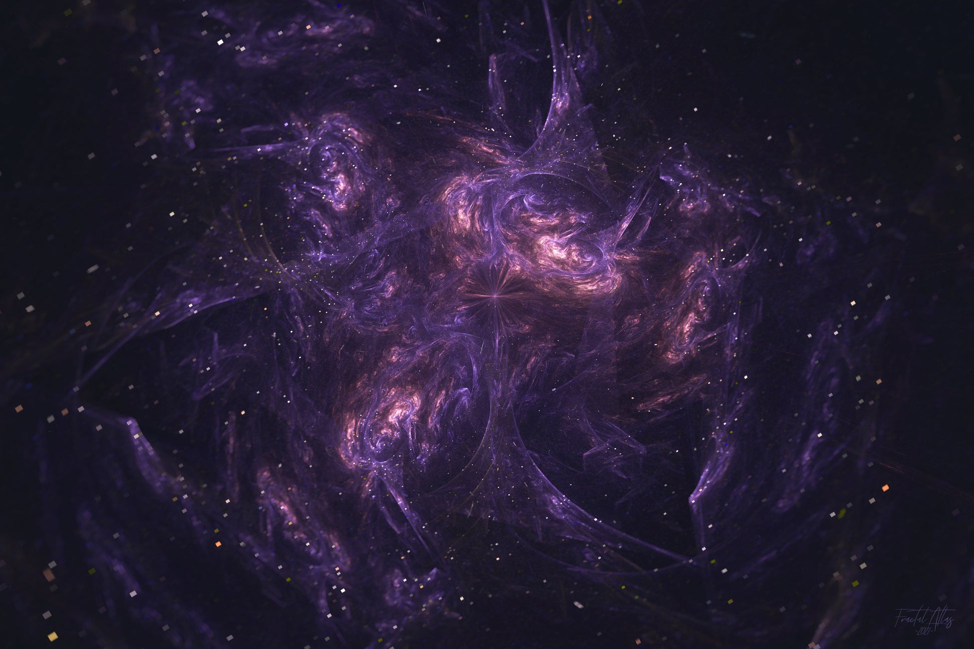 Infinite Orbit Galaxy Stars Space Mousepad