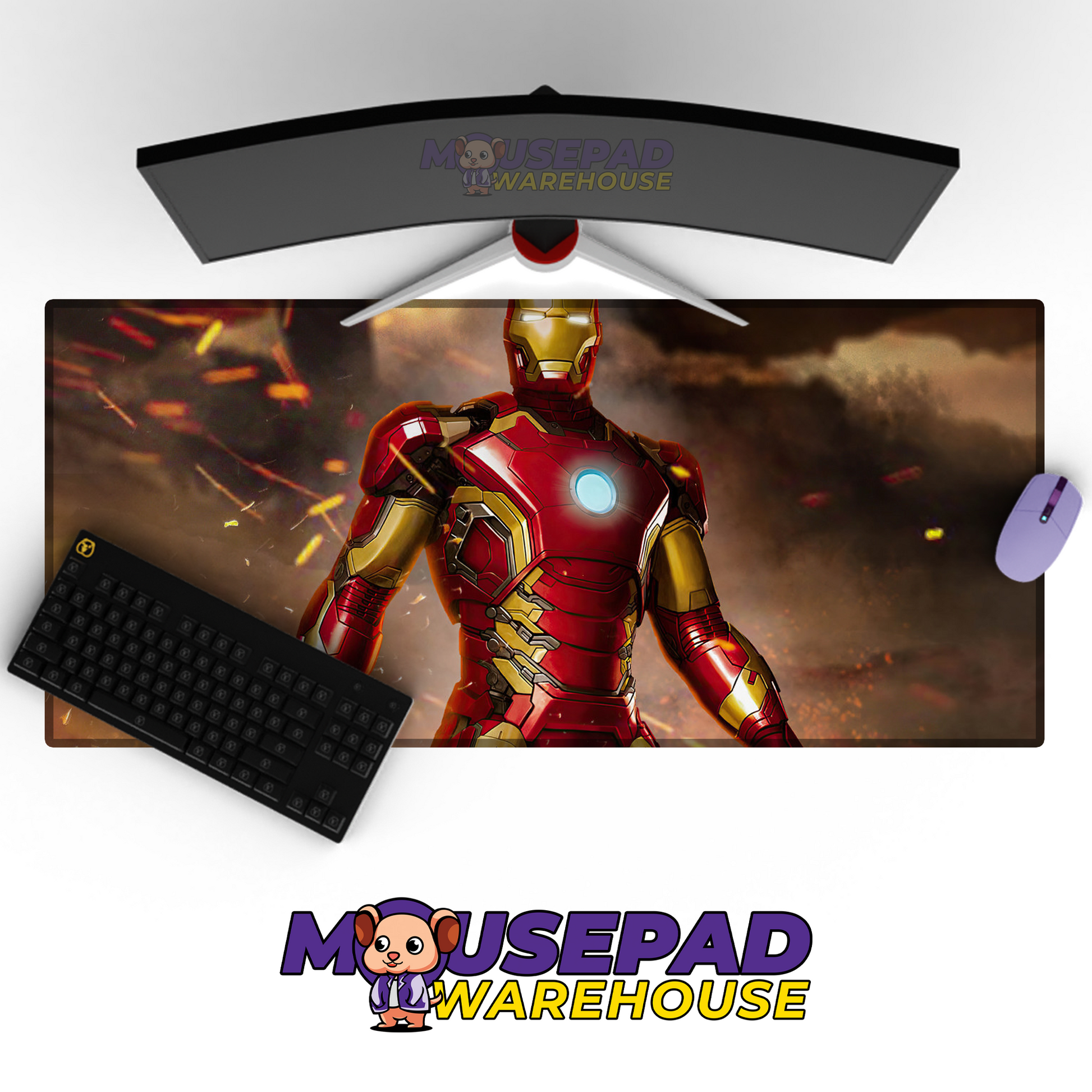 Iron Man V21 Mousepad Mockup