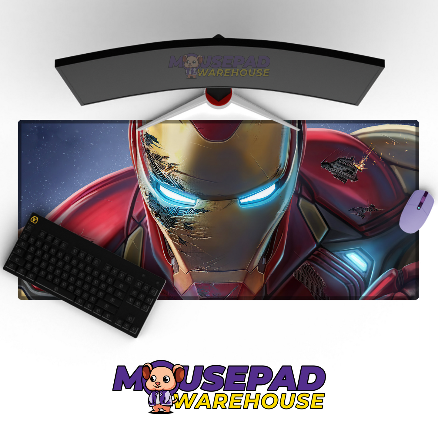 Iron Man V22 Mousepad Mockup