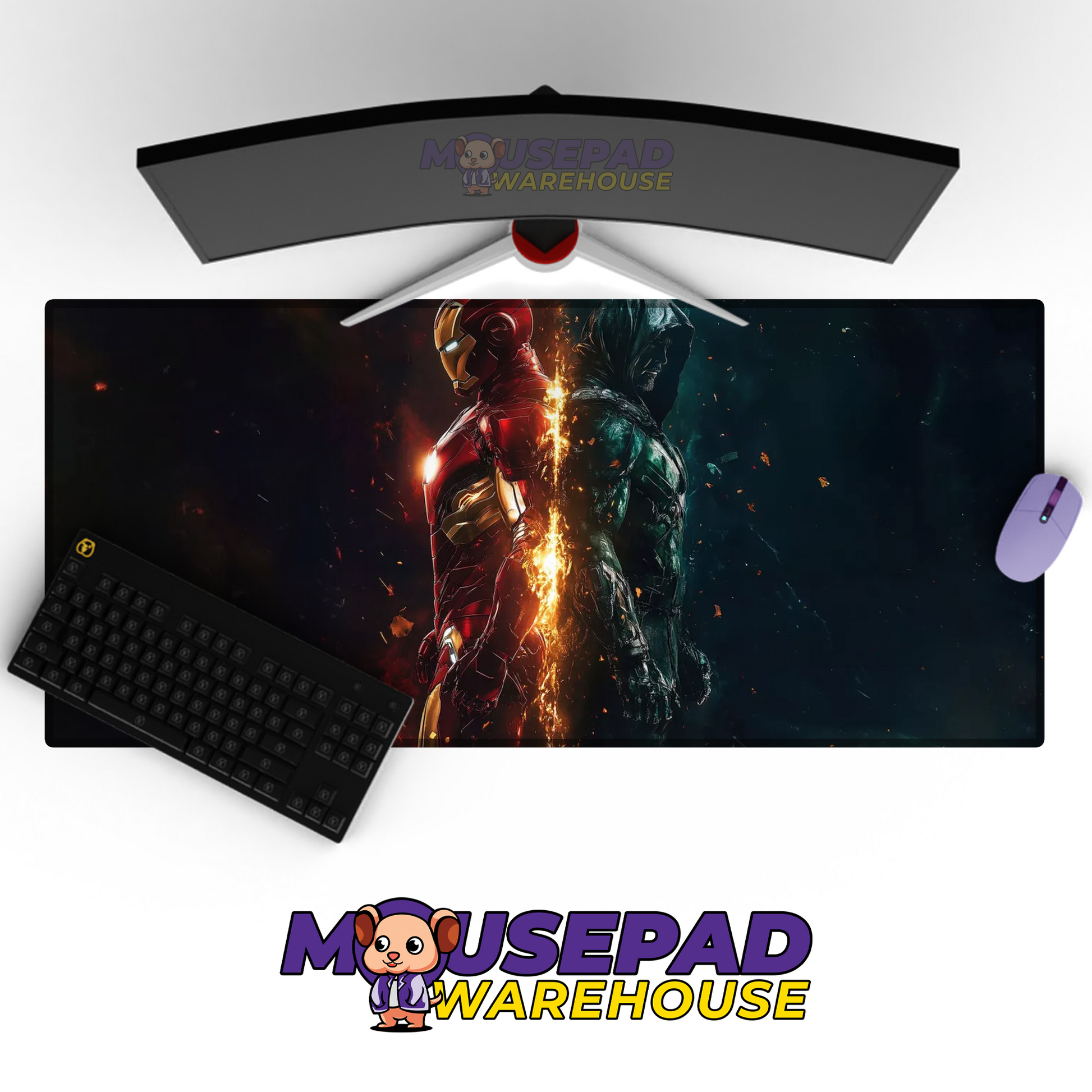 Iron Man V8 Mousepad Mockup