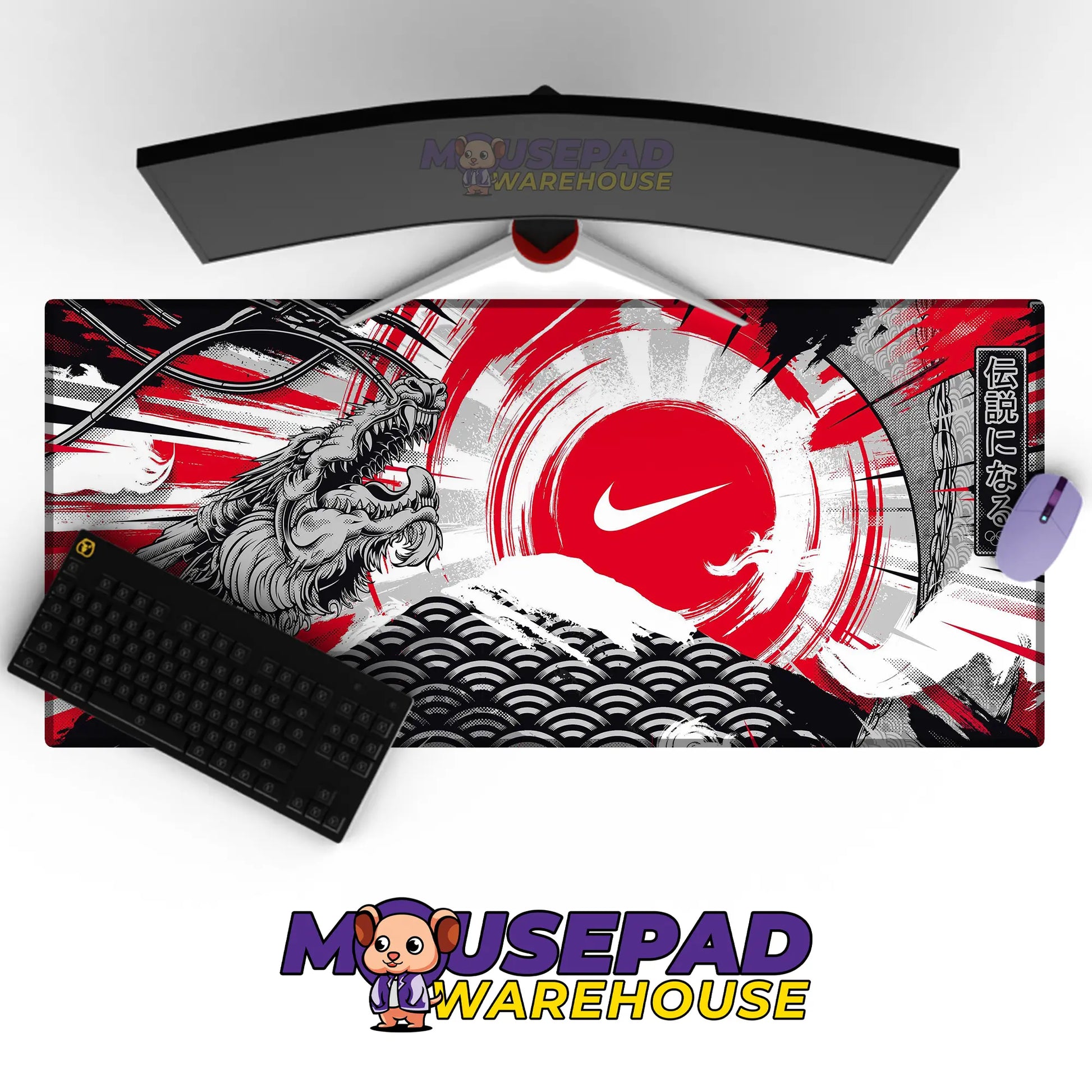 Japanese Design Mousepad 38909 MousepadWarehouse.com