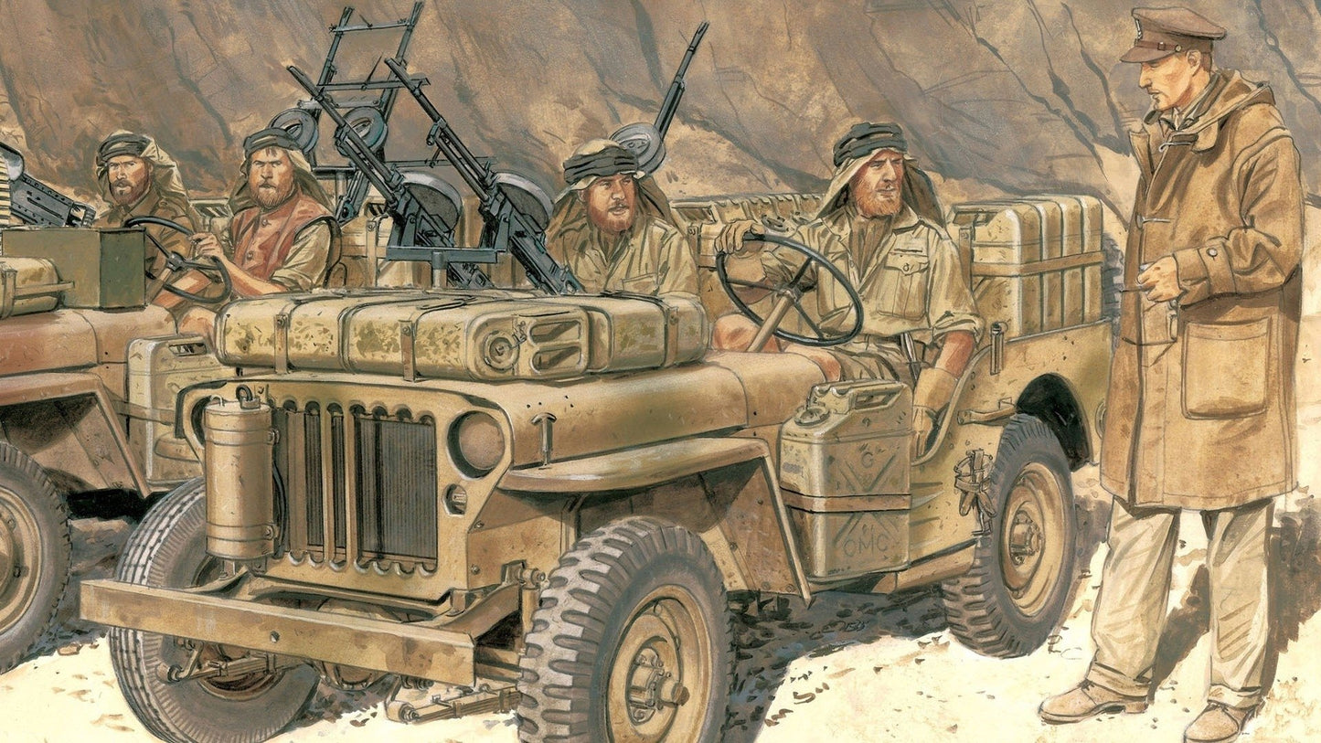 Jeep Willys MB V2 Mousepad Deskmat