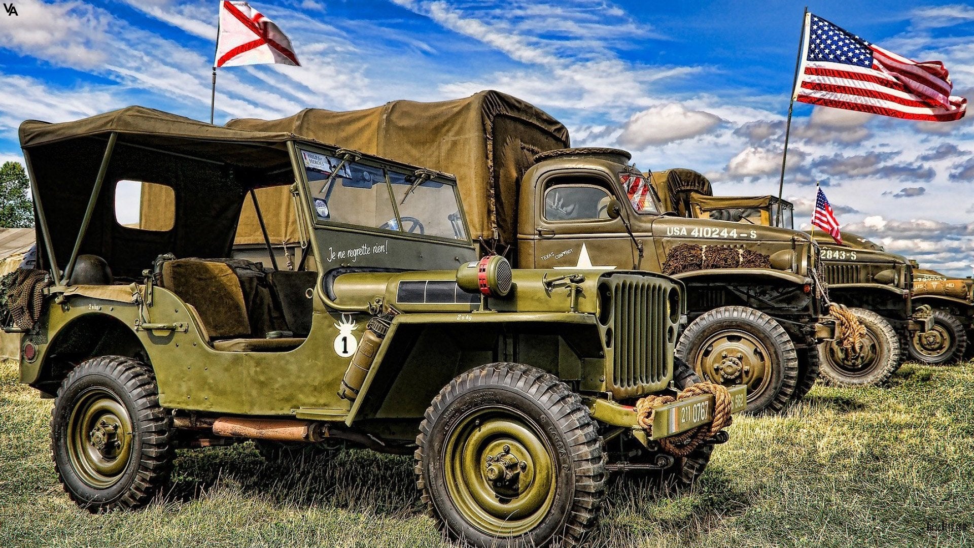 Jeep Willys MB V3 Mousepad Deskmat