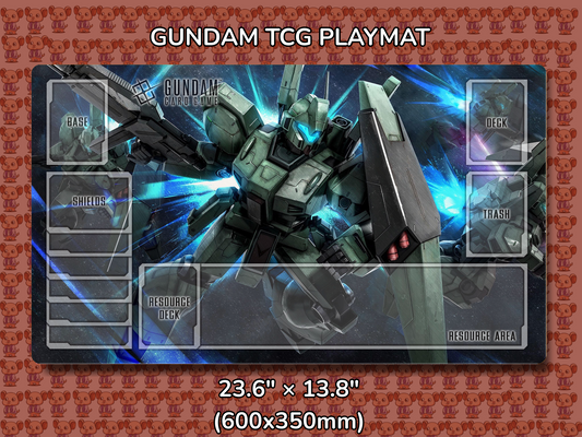 Jegans Gundam TCG Playmat Mockup