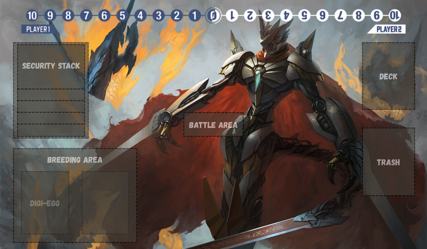 Jessmon Digimon Card Game Playmat