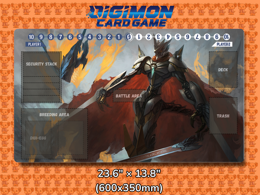 Jessmon Digimon Card Game Playmat Mockup
