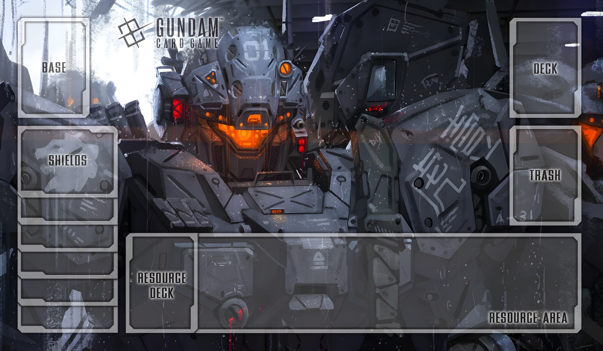 Jesta V1 Gundam TCG Playmat