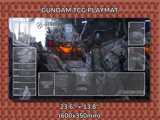 Jesta V1 Gundam TCG Playmat Mockup