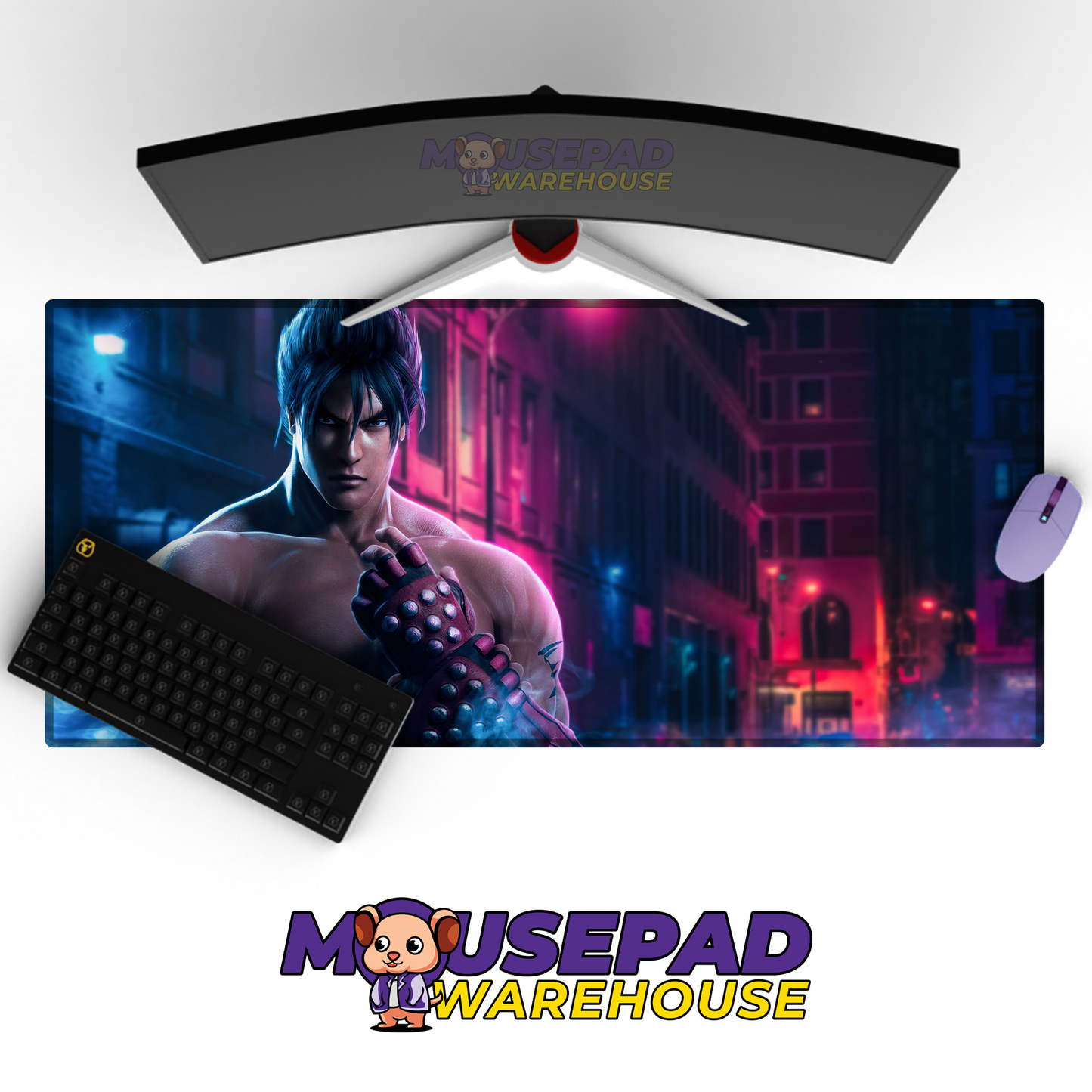 Jin Kazama Tekken V10 Mousepad Mockup