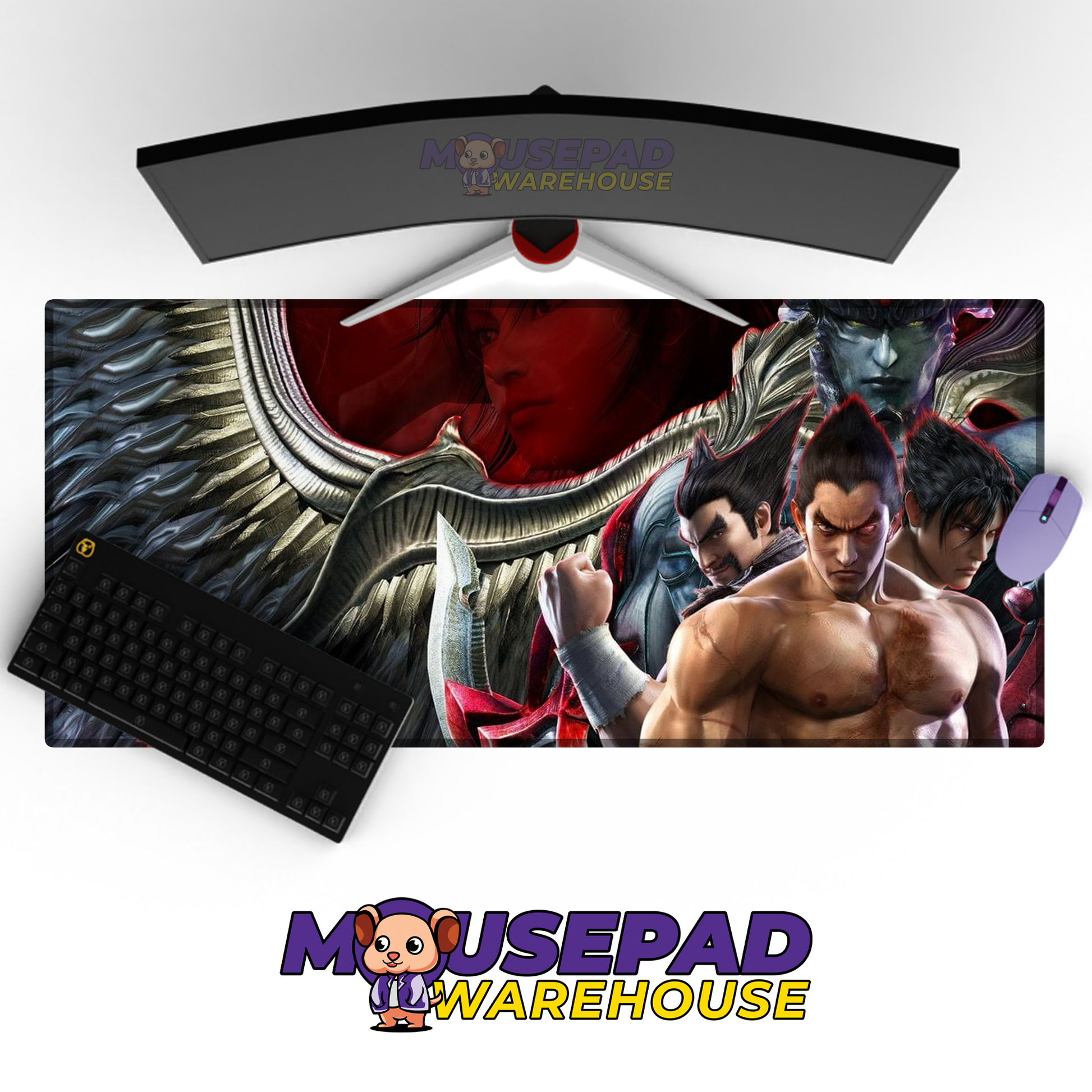 Jin Kazama Tekken V11 Mousepad Mockup