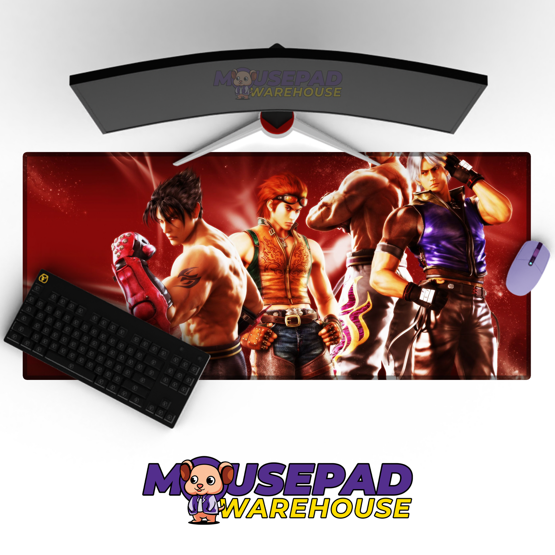 Jin Kazama Tekken V12 Mousepad Mockup