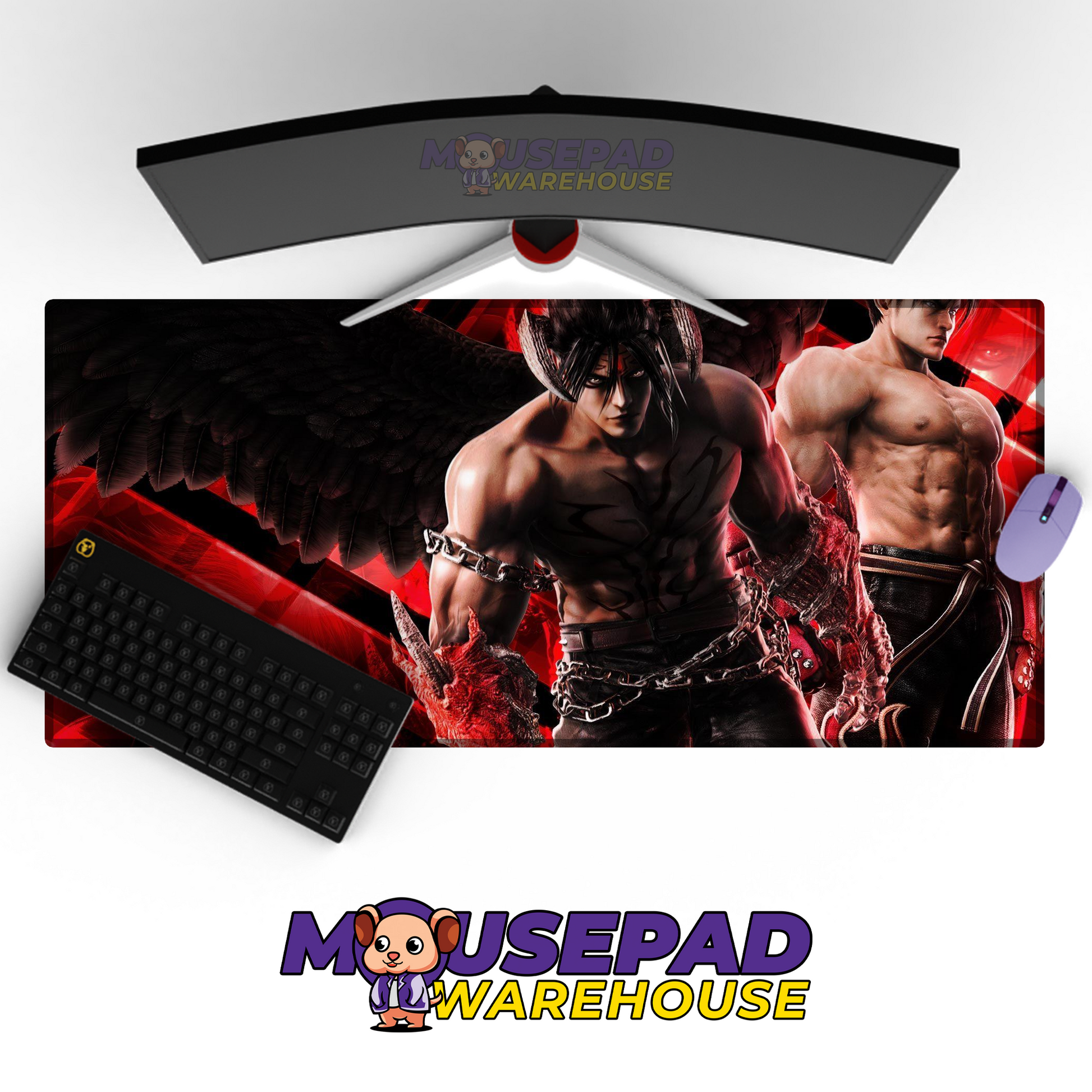 Jin Kazama Tekken V13 Mousepad Mockup