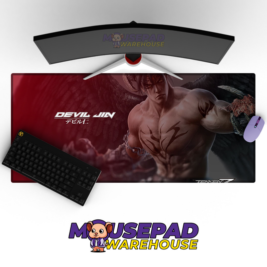 Jin Kazama Tekken V18 Mousepad Mockup