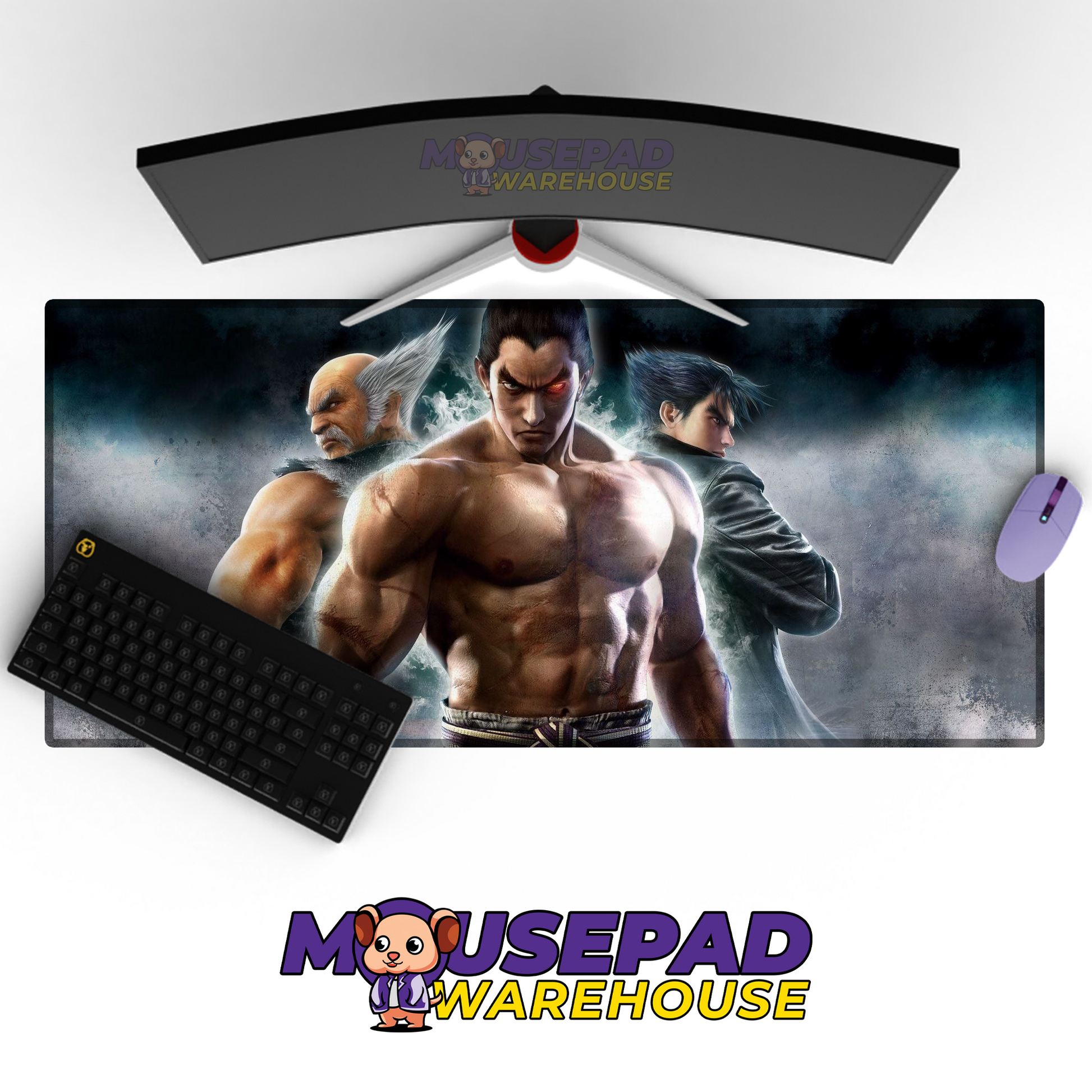 Jin Kazama Tekken V19 Mousepad Mockup