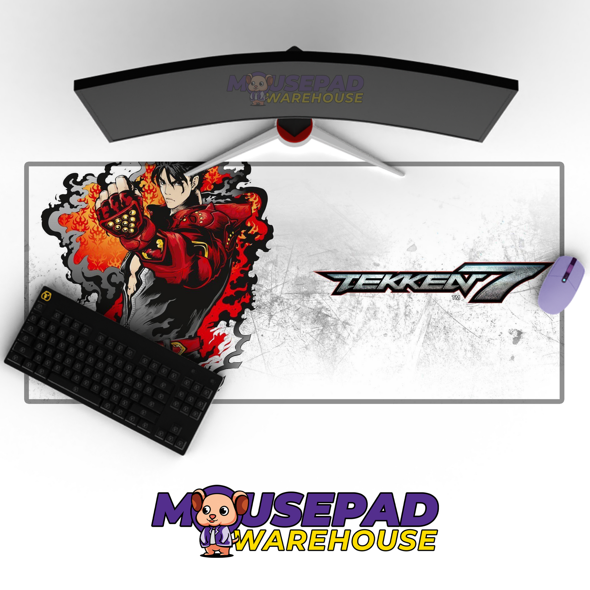 Jin Kazama Tekken V20 Mousepad Mockup