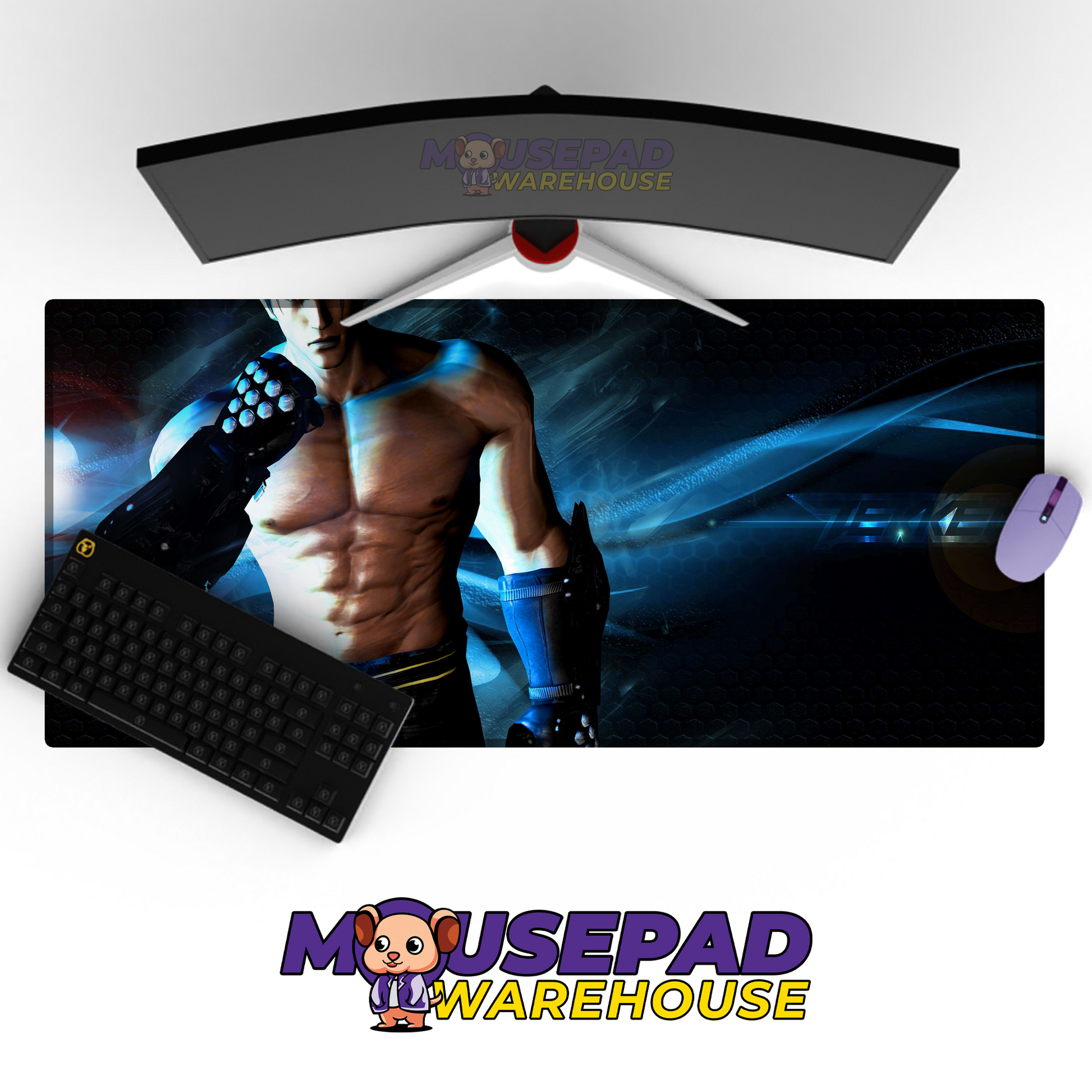 Jin Kazama Tekken V23 Mousepad Mockup