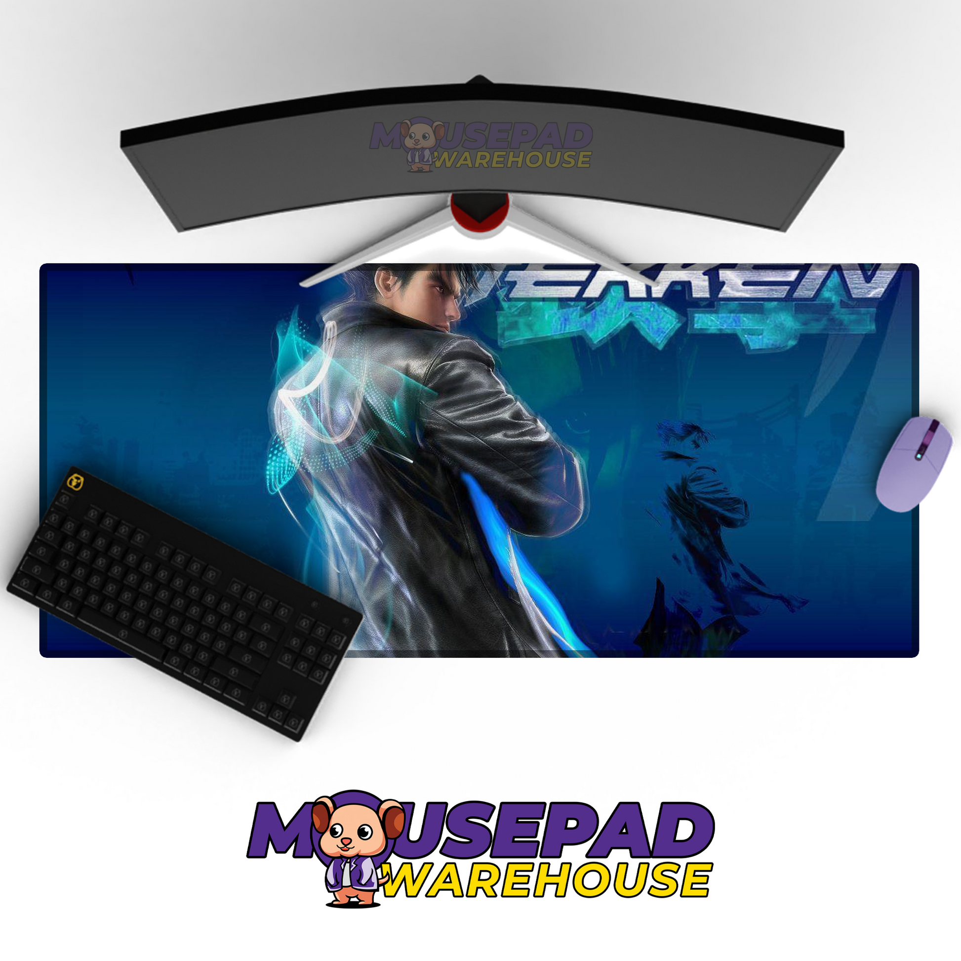 Jin Kazama Tekken V24 Mousepad Mockup