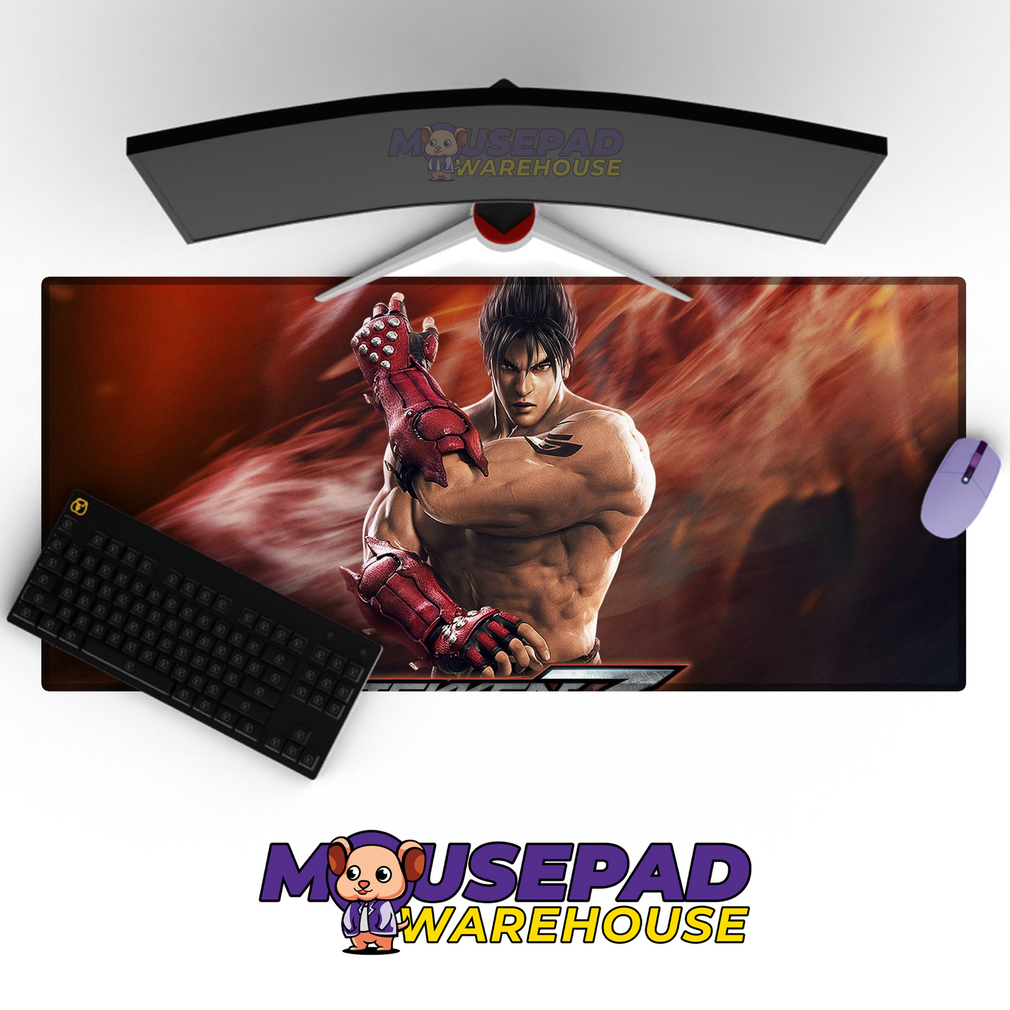 Jin Kazama Tekken V2 Mousepad Mockup