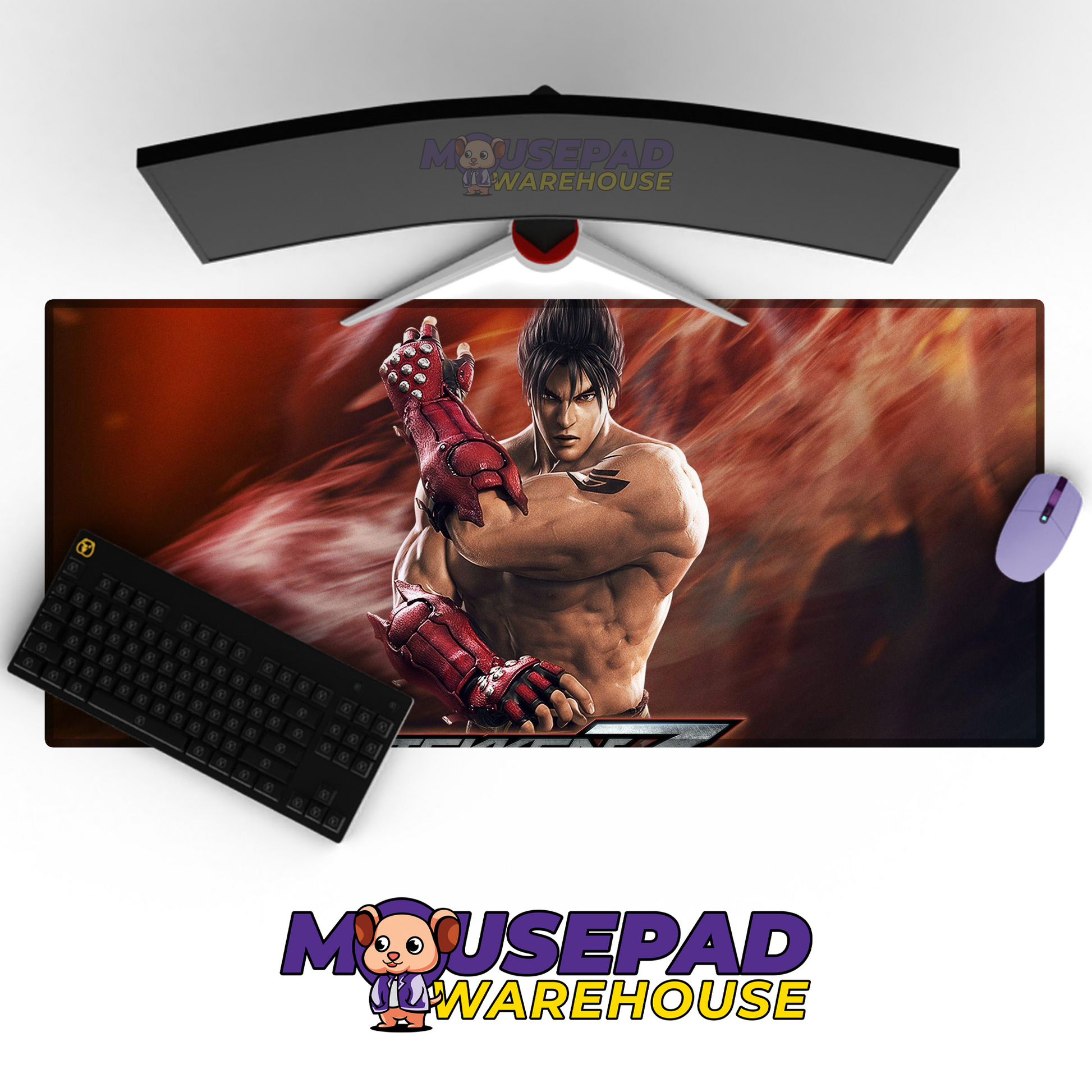 Jin Kazama Tekken V2 Mousepad Mockup