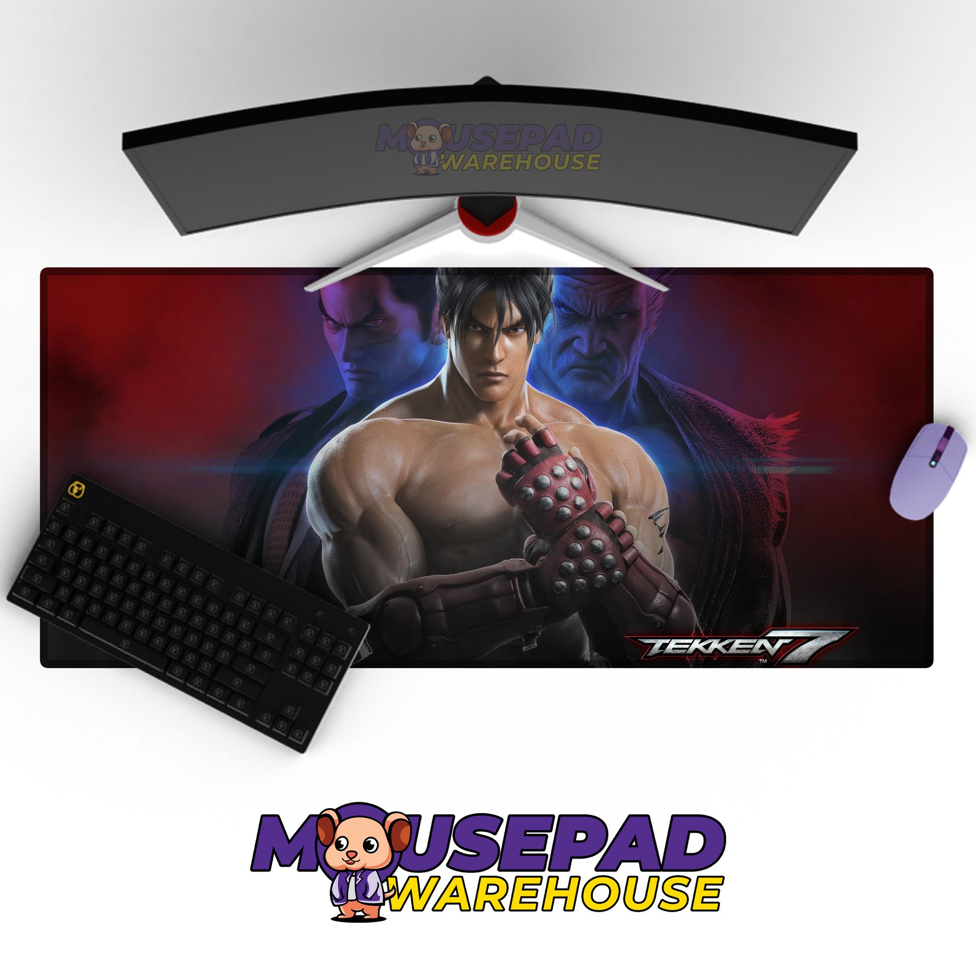 Jin Kazama Tekken V3 Mousepad Mockup