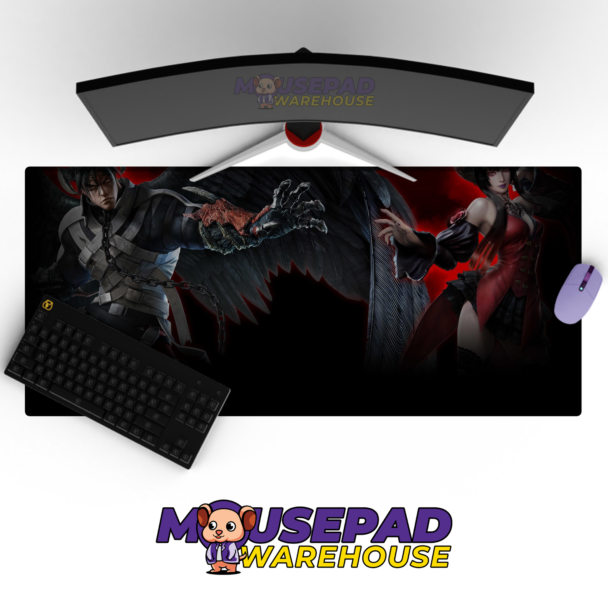 Jin Kazama Tekken V4 Mousepad Mockup