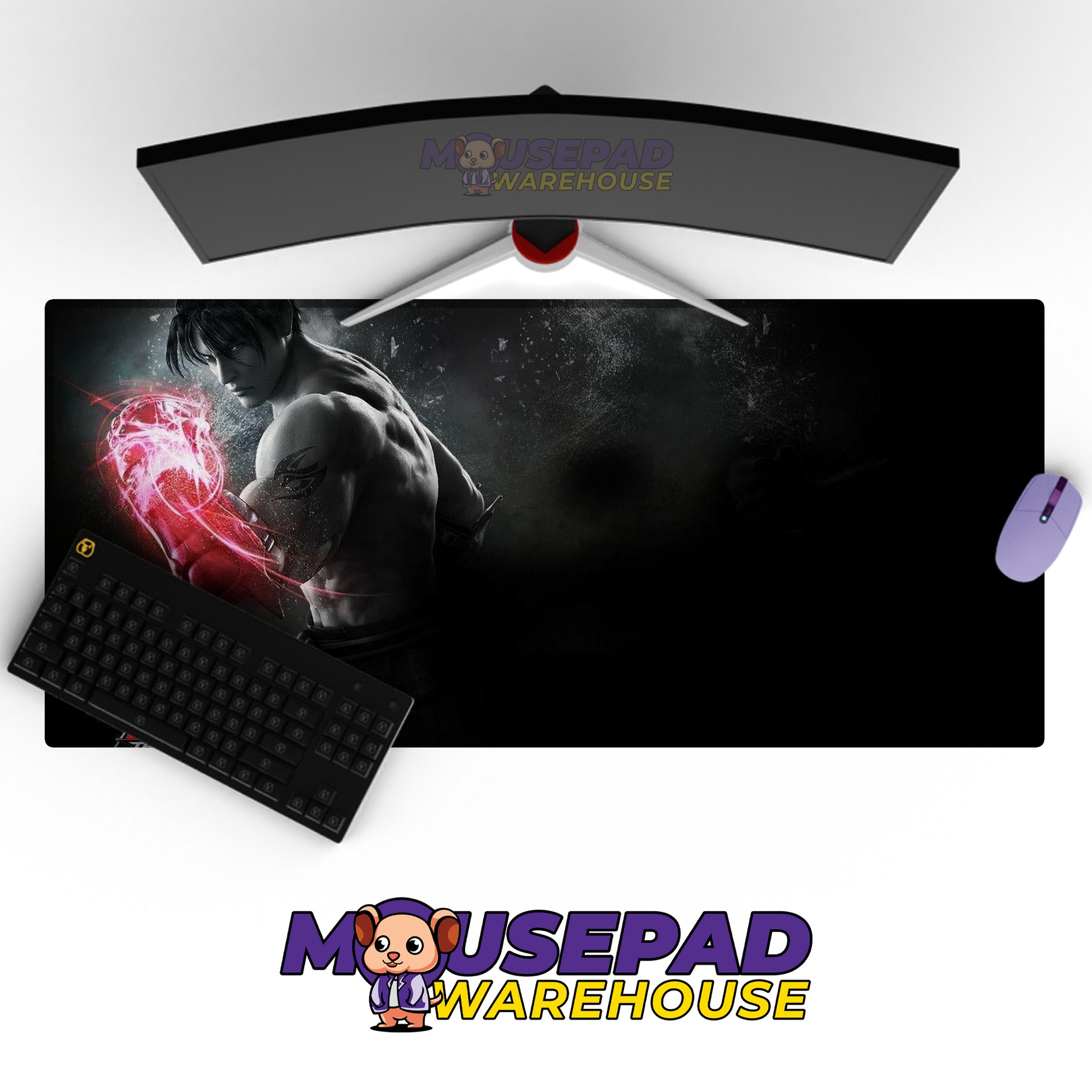 Jin Kazama Tekken V6 Mousepad Mockup