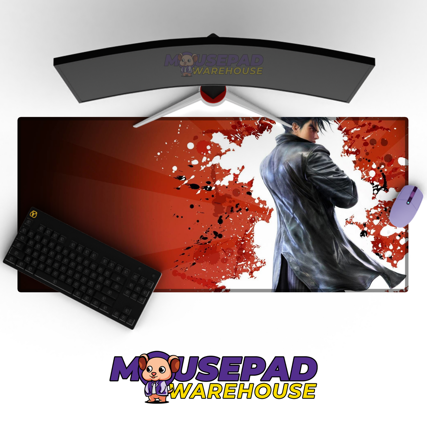 Jin Kazama Tekken V7 Mousepad Mockup