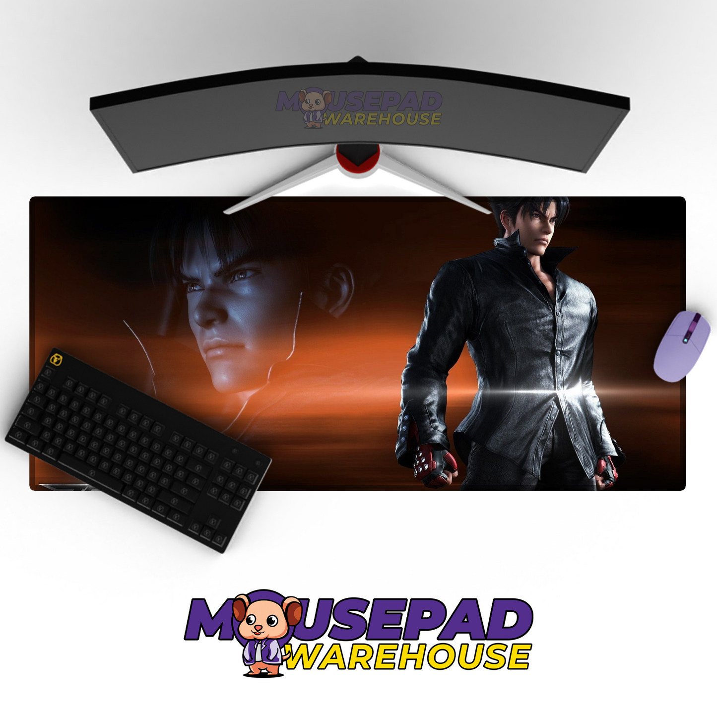 Jin Kazama Tekken V9 Mousepad Mockup